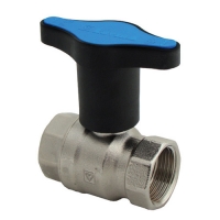 Топчест вентил, (пластика - сина) PN 25, Un x Un