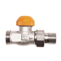 HERZ-TS-98-V термостатски вентил за радијатори со надворешен навој – прав модел