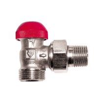 HERZ-TS-90-V термостатски вентил за радијатори со надворешен навој – аголен модел