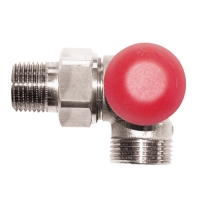 HERZ-TS-90-V термостатски вентил за радијатори со 3 оски „CD“ со надворешен навој