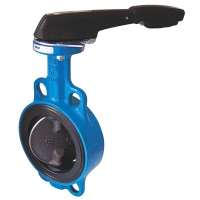 HERZ-Вентил пеперутка – прицврстување меѓу прирабници, ВА рачен модел PN 16