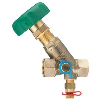 STROMAX-MW регулационен вентил за системи за дистрибуција на вода за пиење во згради, со косо седиште