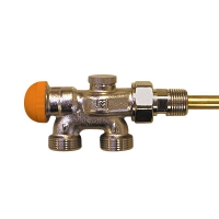 HERZ-VTA-40 уронски вентил за систем за греење со две цевки