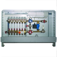 HERZ-Комплетна станица за регулација на подно греење, 230 V, 50 Hz – приклучок десно