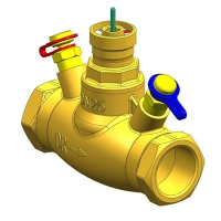 HERZ-Регулационен вентил со мерна бленда на електромоторен погон, 7217GV