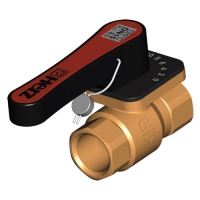 Regulierkugelhahn mit Handgriff für präzise Regelung, PN 40