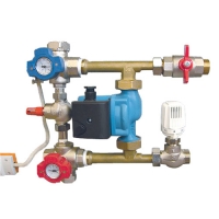 HERZ-COMPACTFLOOR Единица за пумпа со бајпас вентил